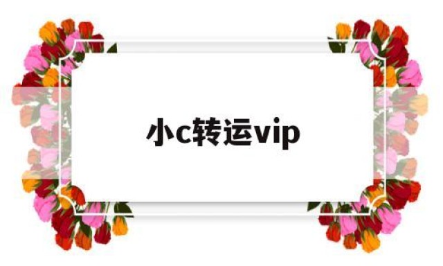 小c转运vip的简单介绍